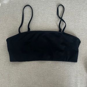 VS PINK bandeau black sport bra medium adjustable